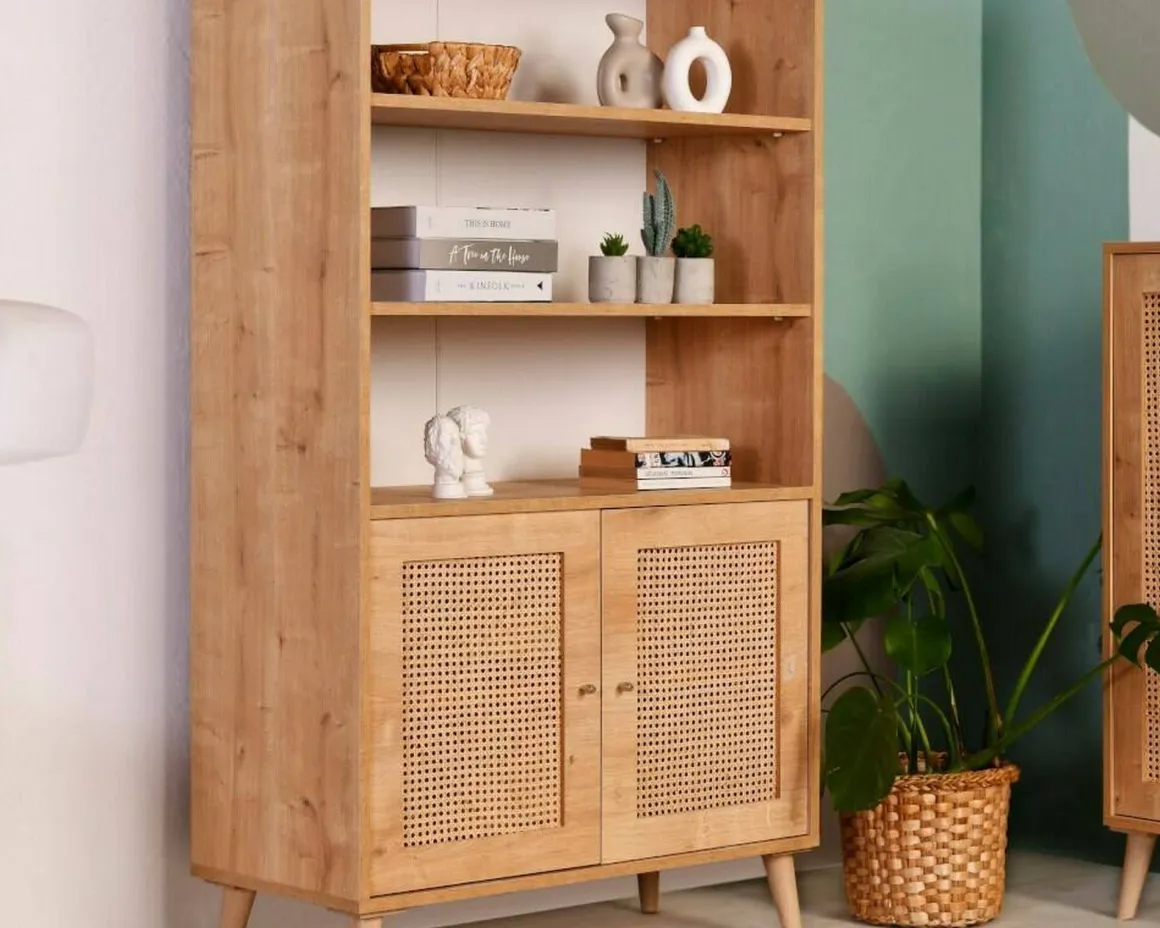 Credenza quercia 90x40x110h cm 2 ante - Skopje