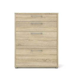 Credenza quercia 89x40x113h cm 4 cassetti - Anghiari