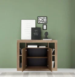 Credenza rovere 134x42x102h cm 2 ante - Angelie