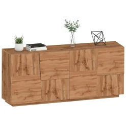 Credenza rovere 200x44x86h cm 4 ante - Arda