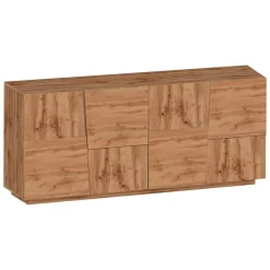 Credenza rovere 200x44x86h cm 4 ante - Arda