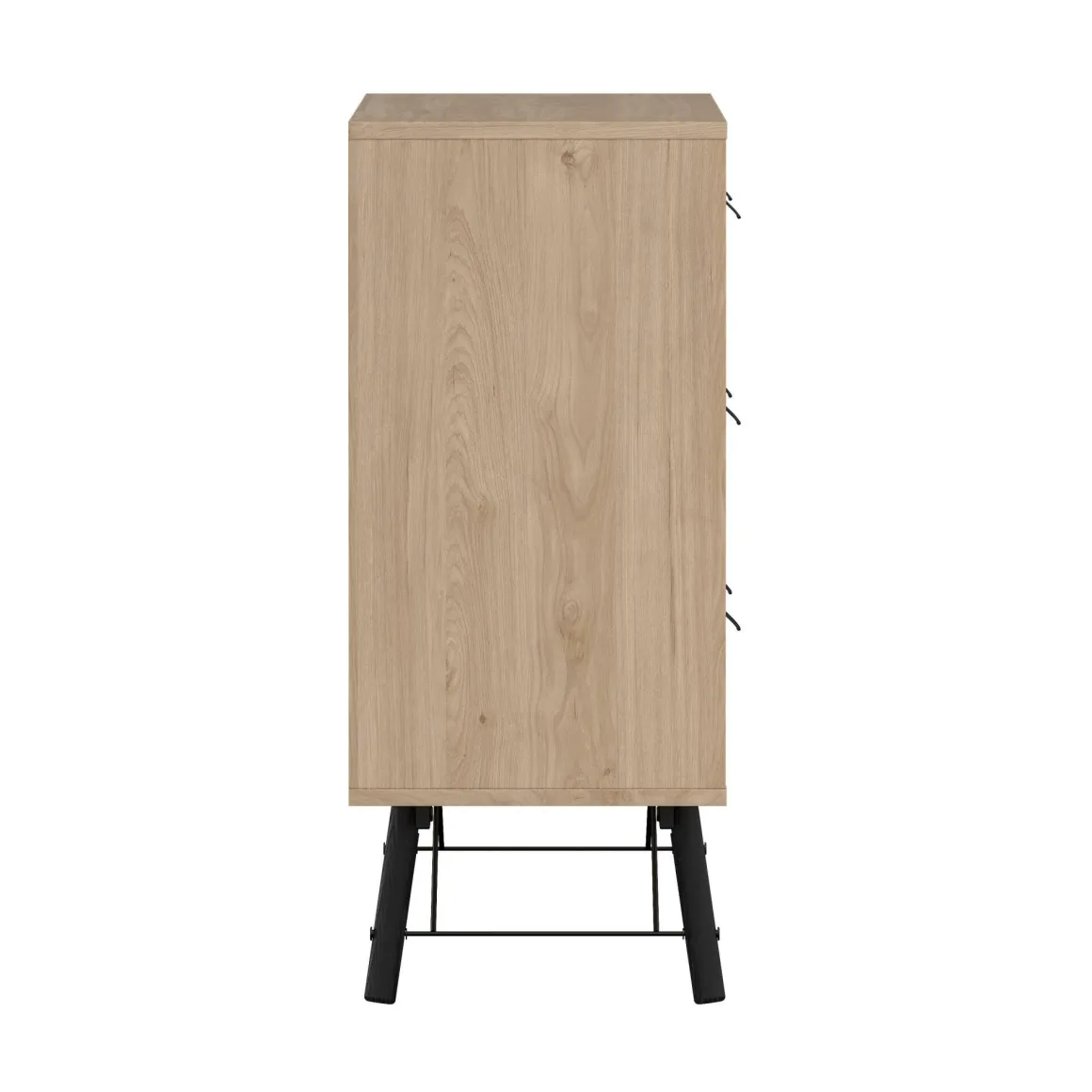Credenza rovere 101x40x94h cm 6 cassetti - Maka