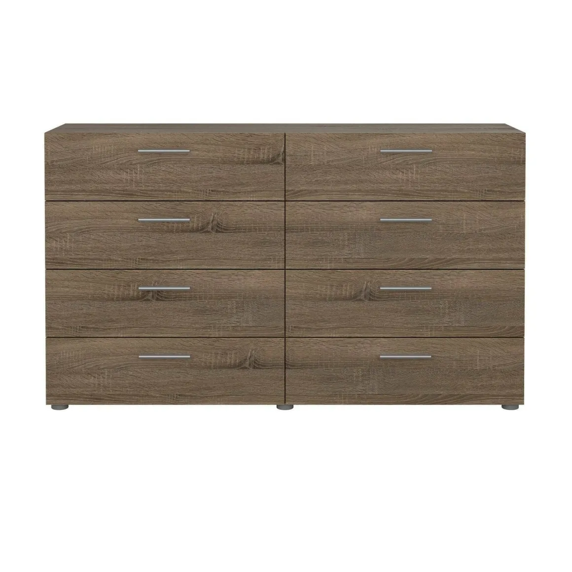 Credenza rovere 140x40x81h cm 8 cassetti - Phethai