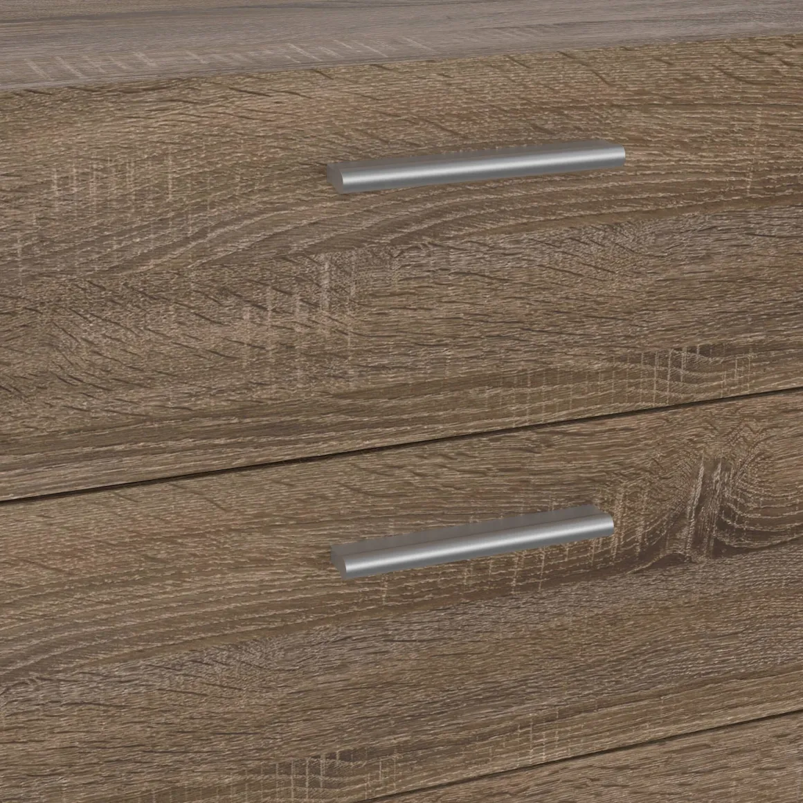 Credenza rovere 140x40x81h cm 8 cassetti - Phethai