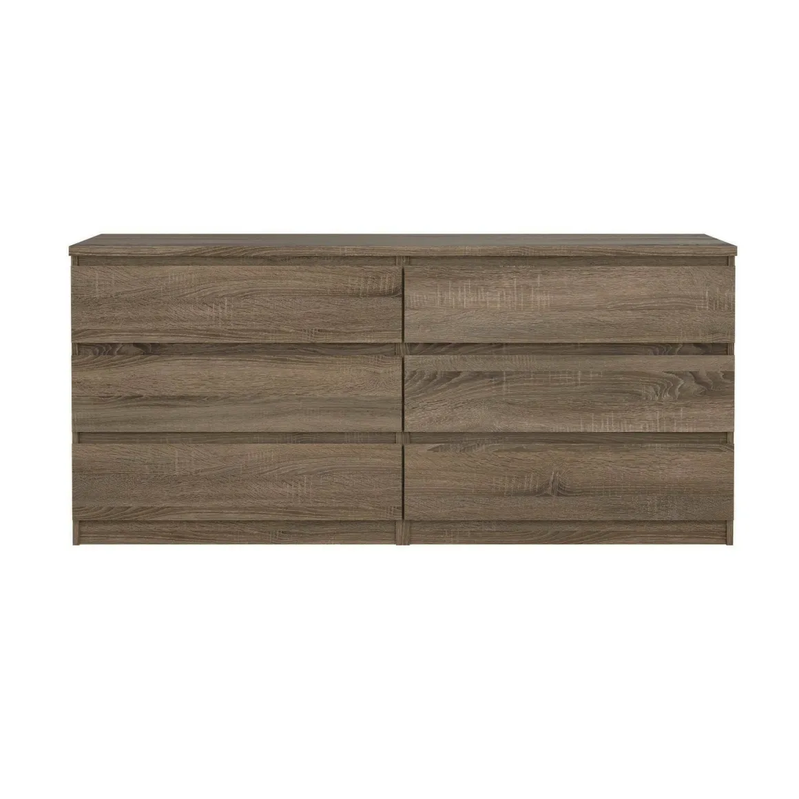 Credenza rovere 153x50x68h cm 6 cassetti - Joyce