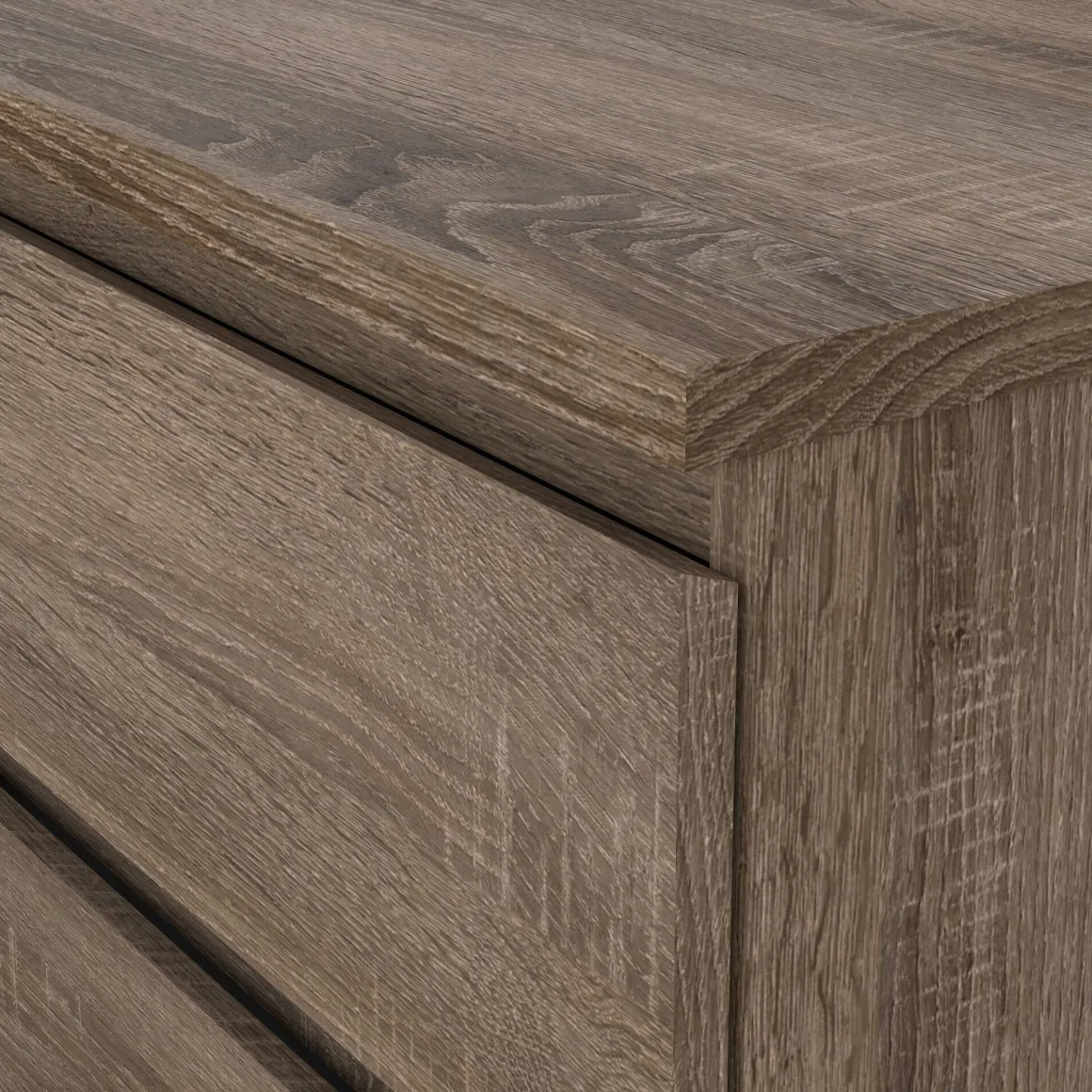Credenza rovere 153x50x68h cm 6 cassetti - Joyce