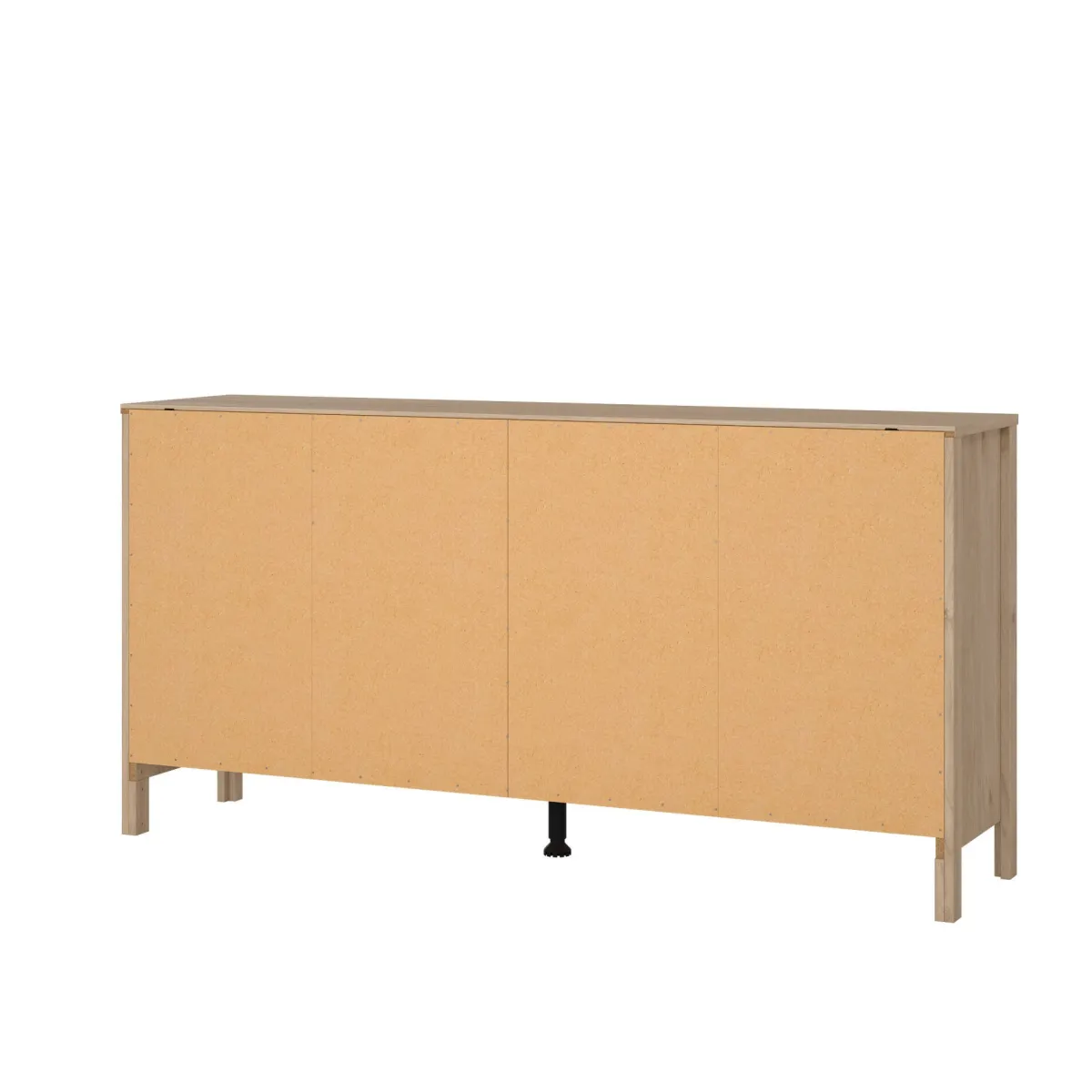 Madie|Credenze > Dmora Credenza rovere 159x38x79h cm 8 cassetti - Kovsova Marrone Rovere