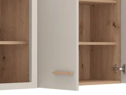 Cucine > Dmora Cucina Beige Marrone Rovere Nodi 2 Cassetti 8 Ripiani, 9 Ante - Ghemme Marrone, Beige Rovere Nodi