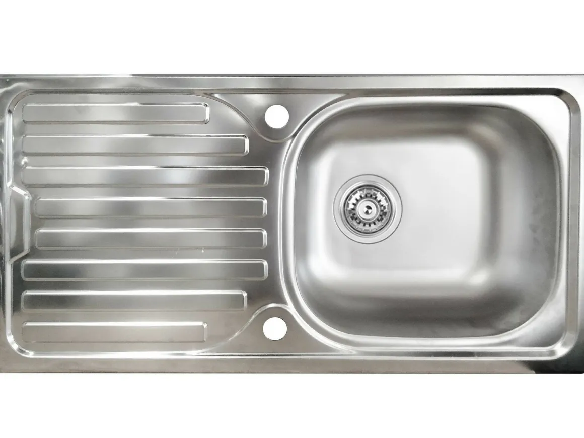 Cucine|Cucina > Dmora Cucina Bianco Lucido Grigio Ardesia un Cassetto 19 Ripiani, Modulabile Made in Italy - Attiko Grigio Ardesia, Bianco Lucido