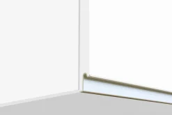 Cucine|Cucina > Dmora Cucina Bianco Lucido Marrone Rovere un Cassetto 19 Ripiani, Modulabile Made in Italy - Attiko Marrone Rovere, Bianco Lucido