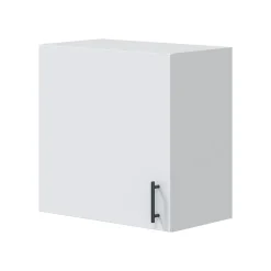 Cucina Bianco Marrone Rovere 4 Cassetti 5 Ripiani, Apertura Battente, Scorrevole - Moriantha
