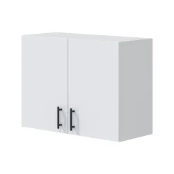 Cucine > Dmora Cucina Bianco Marrone Rovere un Cassetto Modulabile, 6 Ripiani - Telinea Marrone, Bianco Rovere