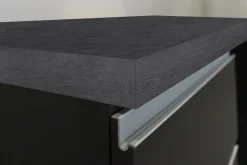 Cucina Grigio Ardesia Grigio Ardesia un Cassetto 19 Ripiani, Modulabile Made in Italy - Attiko