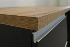 Cucina Grigio Ardesia Marrone Rovere un Cassetto 13 Ripiani, 5 Ante Made in Italy - Fonti
