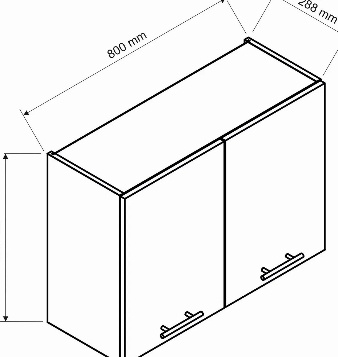 Cucina Marrone Rovere Modulabile un Cassetto, 3 Ripiani - Sora