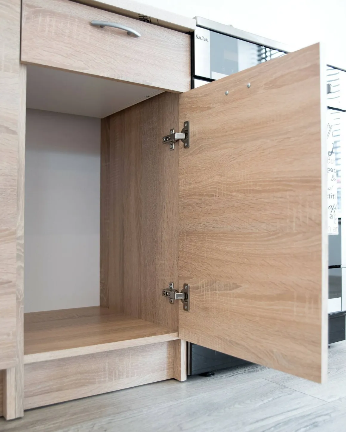 Cucina Marrone Rovere Modulabile un Cassetto, 3 Ripiani - Sora
