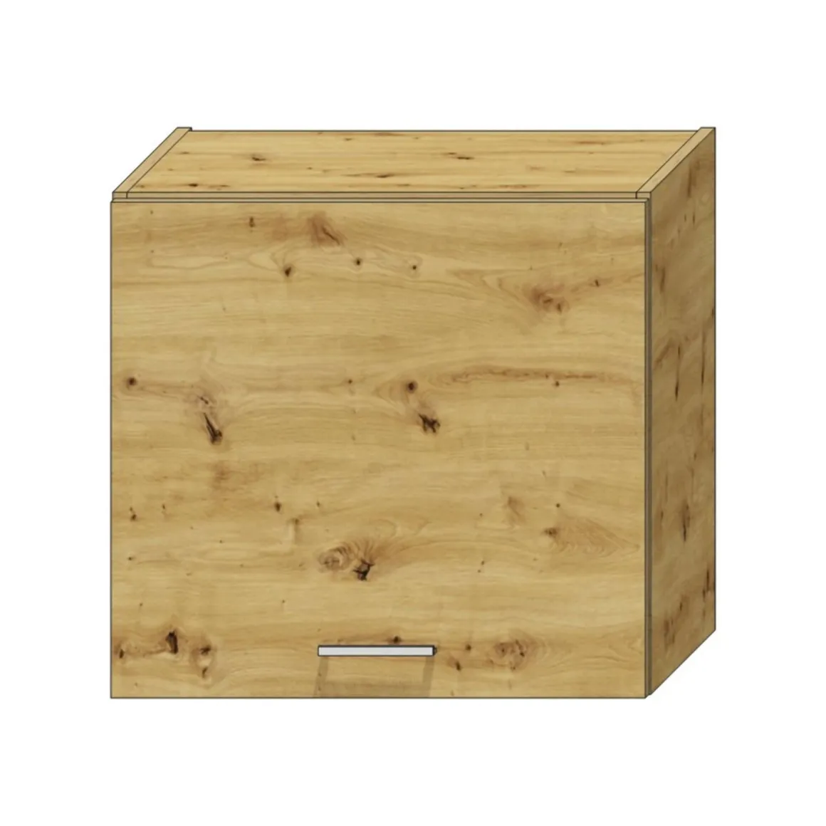 Cucina Marrone Rovere Nodi un Ripiano Modulabile, un Cassetto - Camerino