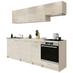 Cucine > Dmora Cucina un Ripiano Modulabile, un Cassetto - Camerino Marrone Rovere