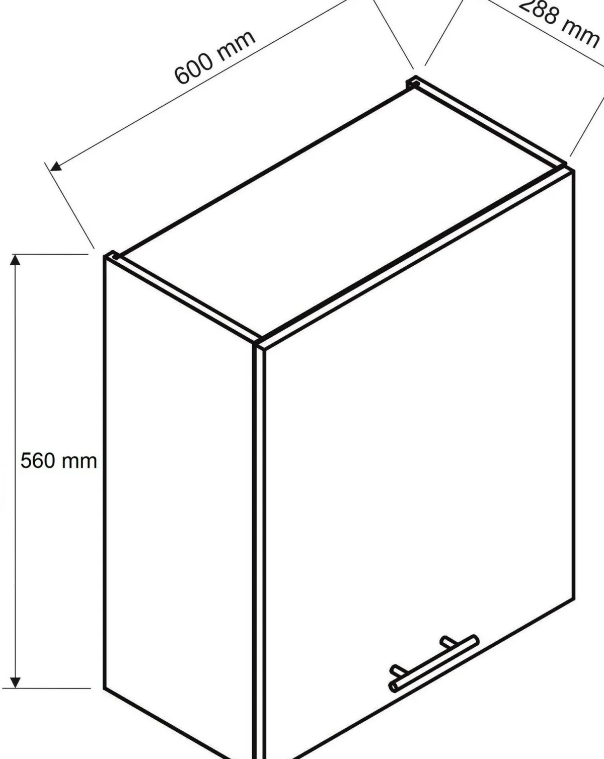 Cucine > Dmora Cucina Modulabile un Cassetto, un Ripiano - Miogli Nero Antracite