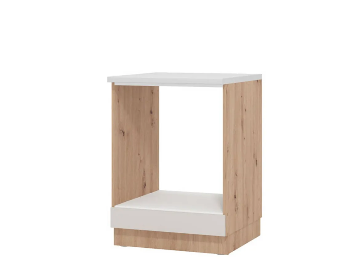 Mobili Dispensa > Dmora Dispensa da Cucina Beige Marrone Rovere Nodi un Ripiano 2 Ante 60x30x57h cm, 2 Vani - Volvera Marrone, Beige Rovere Nodi