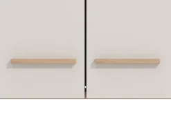Dispensa da Cucina Beige Marrone Rovere Nodi un Ripiano 2 Ante 60x31x56h cm, 2 Vani - Saracena