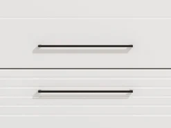Mobili Dispensa > Dmora Dispensa da Cucina Bianco Grigio un Cassetto 2 Ripiani 55x60x82h cm, Apertura Scorrevole - Moiolaaa Grigio, Bianco