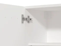 Dispensa da Cucina Bianco Nero un Ripiano 2 Ante 60x30x54h cm, Apertura Battente - Falmenta