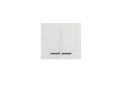 Dispensa da Cucina Bianco Nero un Ripiano 2 Ante 60x30x54h cm, Apertura Battente - Falmenta