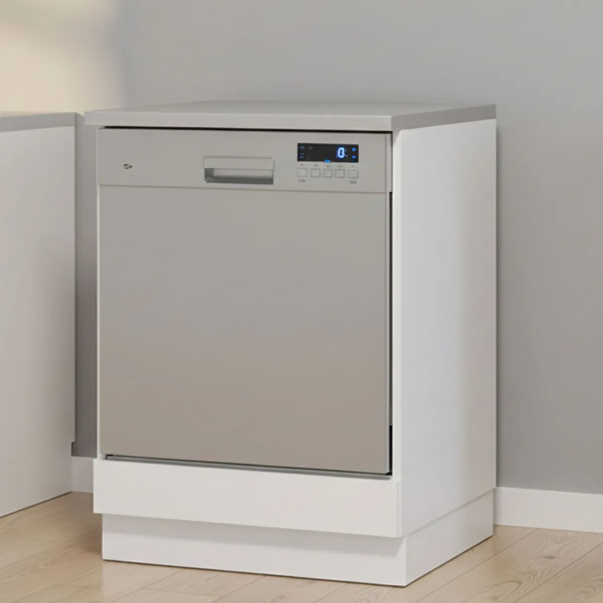 Mobili Dispensa > Dmora Dispensa da Cucina un Cassetto 2 Ripiani 60x57x82h cm, un Vano - Falmentaaa Bianco