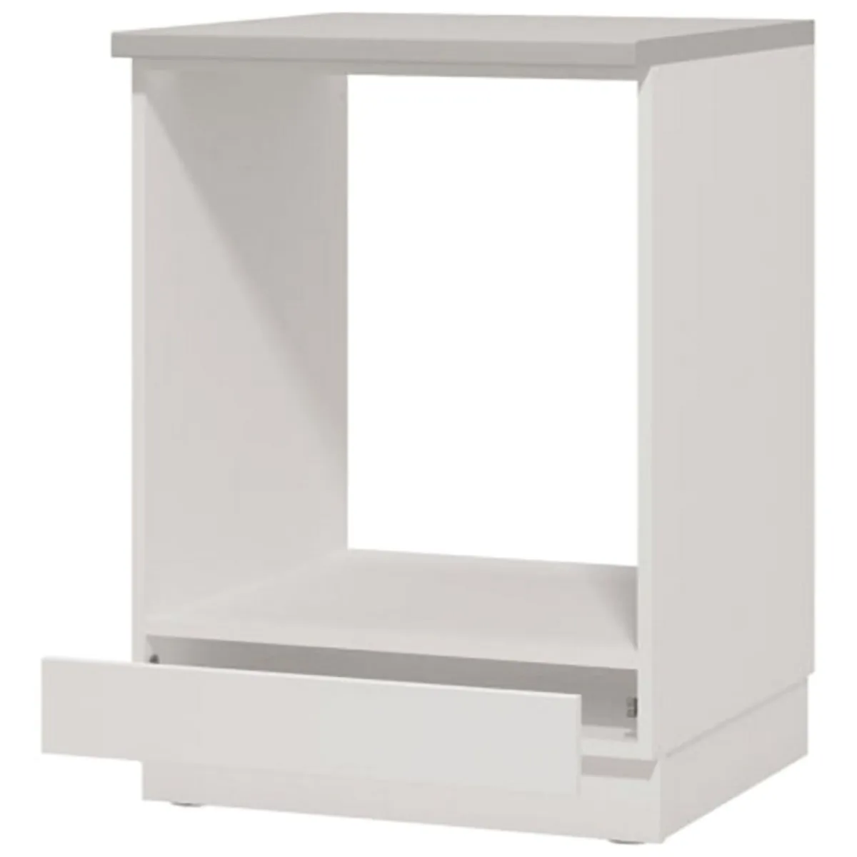Mobili Dispensa > Dmora Dispensa da Cucina un Cassetto 2 Ripiani 60x57x82h cm, un Vano - Falmentaaa Bianco