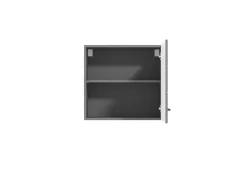 Mobili Dispensa > Dmora Dispensa da Cucina un Cassetto un Ripiano 60x30x57h cm, 2 Vani - Moiola Grigio