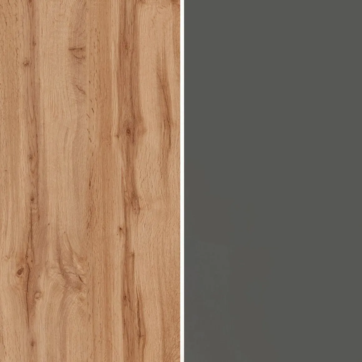 Dispensa multiuso 2 ante 30x165h cm antracite e rovere - Atrax
