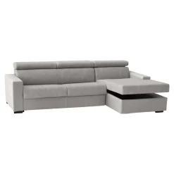 Divano angolare grigio 280x95x85h cm - Ameno