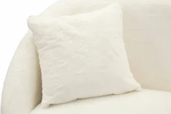 Divano classico bianco e oro 137x69x79h cm - Pittari