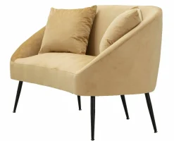 Divano classico marrone e nero 137x69x79h cm - Pittari