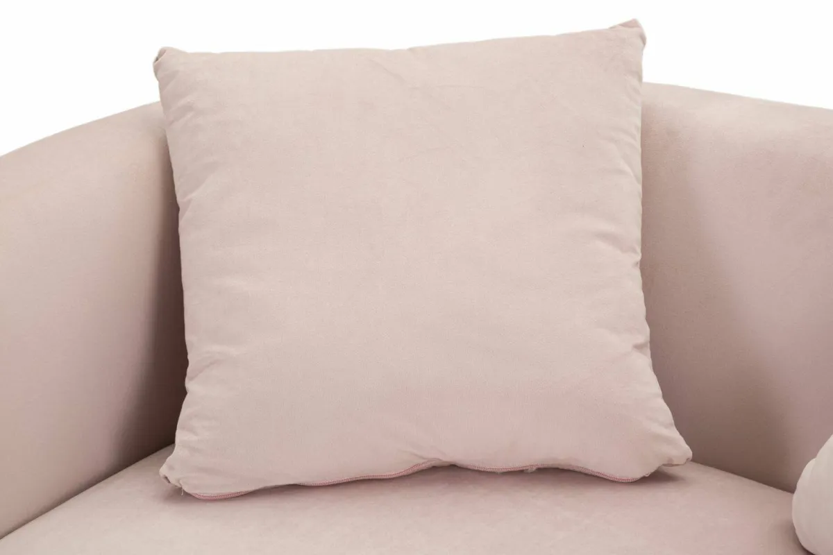 Divani Fissi 2 Posti > Dmora Divano classico 127x74x71h cm - Cappa Rosa