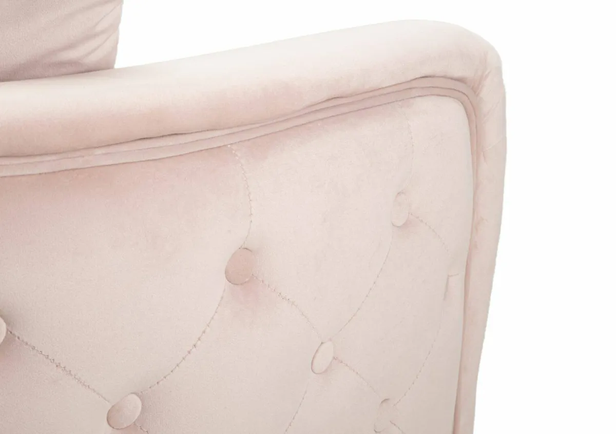 Divani Fissi 2 Posti > Dmora Divano classico 127x74x71h cm - Cappa Rosa