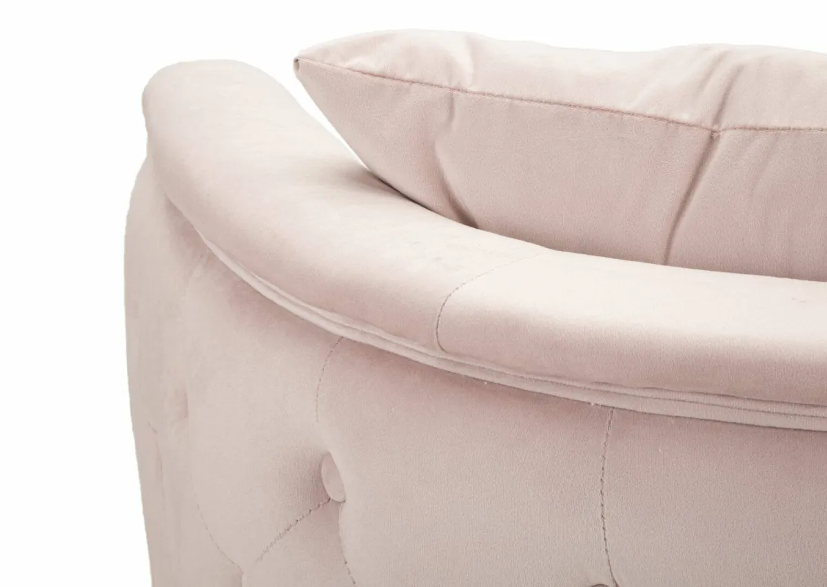 Divani Fissi 2 Posti > Dmora Divano classico 127x74x71h cm - Cappa Rosa
