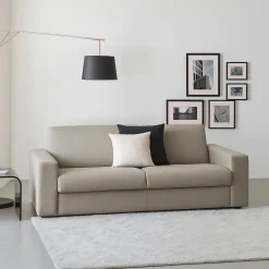 Divano comodo tortora 180x95x90h cm - Azzurrite