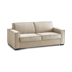 Divani Fissi 2 Posti|Salotto > Dmora Divano con braccioli 220x95x70h cm - Lepidolite Beige