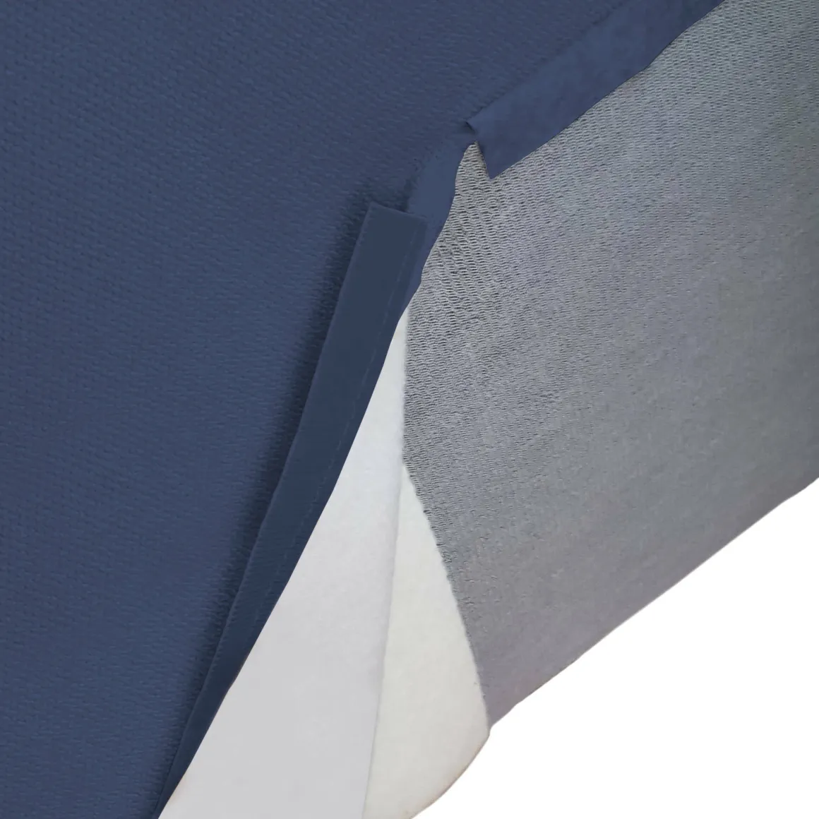 Divano con braccioli blu 260x95x70h cm - Argo