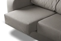 Salotto > Dmora Divano con braccioli 190x80x95h cm - Quarzo Grigio