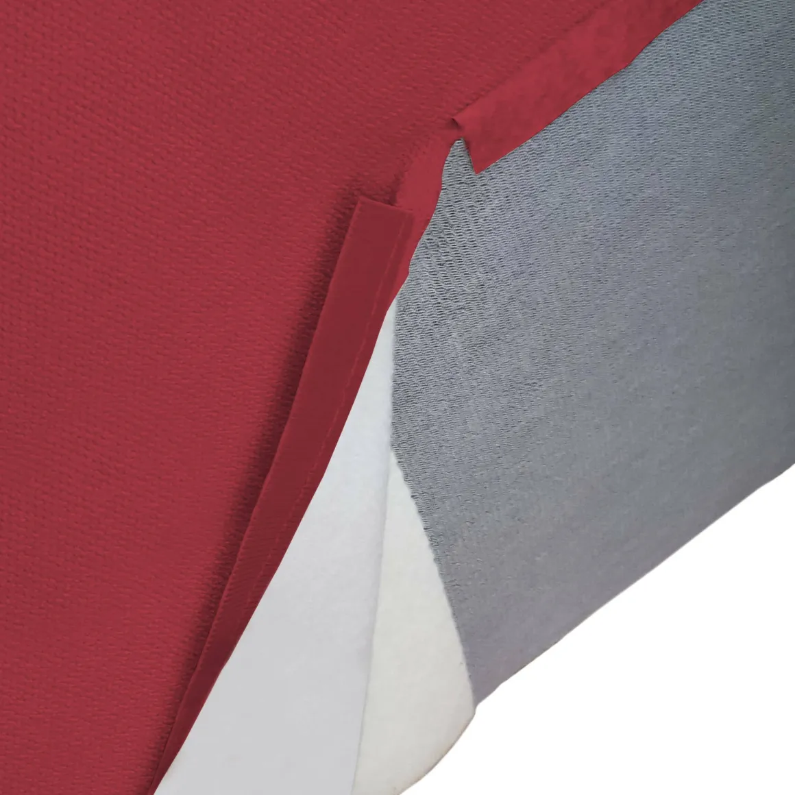 Divano con braccioli rosso 240x170x70h cm - Ameli