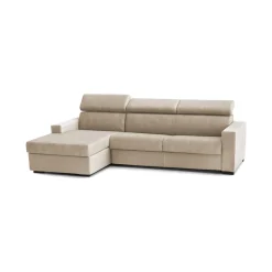Divani Angolari|Divani Fissi Con Penisola > Dmora Divano con penisola 280x95x85h cm - Akela Beige
