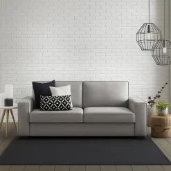 Divani Fissi 2 Posti|Salotto > Dmora Divano con portacuscini 180x95x90h cm - Ayramah Grigio