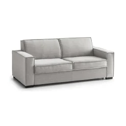 Divani Fissi 2 Posti|Salotto > Dmora Divano con portacuscini 180x95x90h cm - Ayramah Grigio