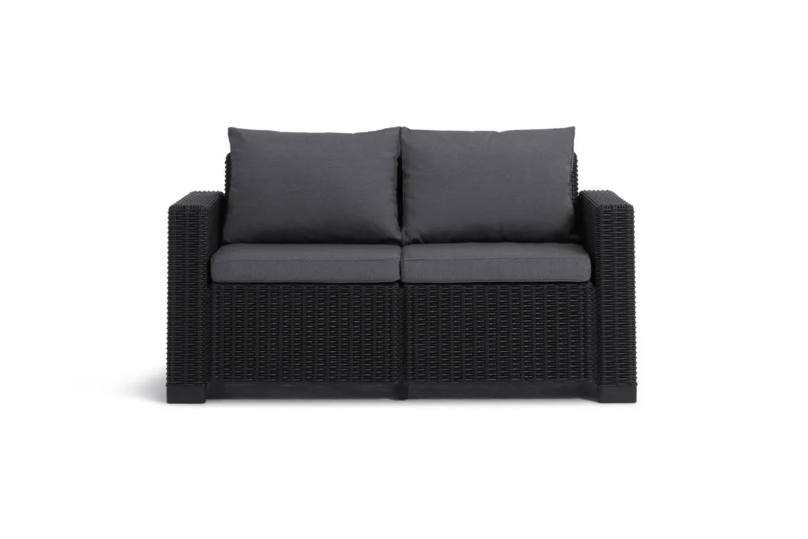 Divani Da Esterno > Dmora Divano da esterno Roberval, 141x68 h72 cm, Tortora Grigio Tortora