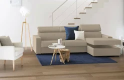 Divano design beige 280x95x85h cm - Ameno