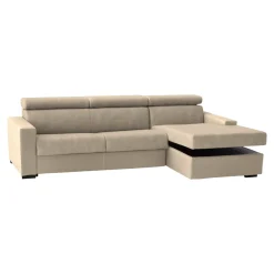 Divano design beige 280x95x85h cm - Ameno