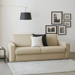 Divani Fissi 2 Posti|Salotto > Dmora Divano design 160x95x90h cm - Malachite Beige